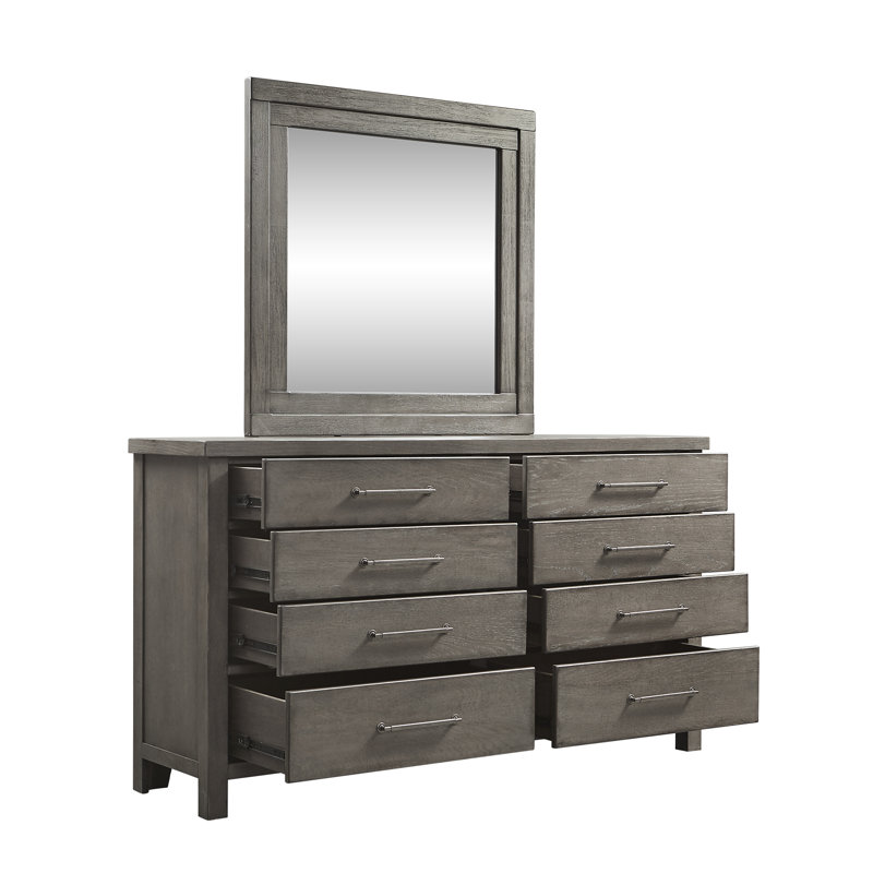 Commode double 8 tiroirs avec miroir S 68