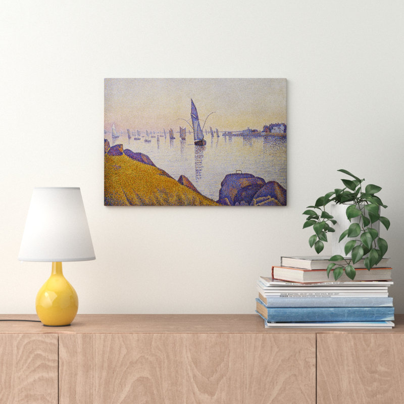 Concarneau by Paul Signac - Wrapped Canvas, 35cm H x 50cm W