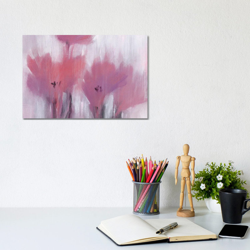 Vibrant Fuchsia Floral I by Tim OToole - Gallery-Wrapped Canvas Giclée on Canvas, 20.32 cm H x 30.48 cm W, Canvas