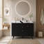 Meuble-lavabo autoportant moderne 36 po avec lavabo pour rangement de salle de bain-2075948359
