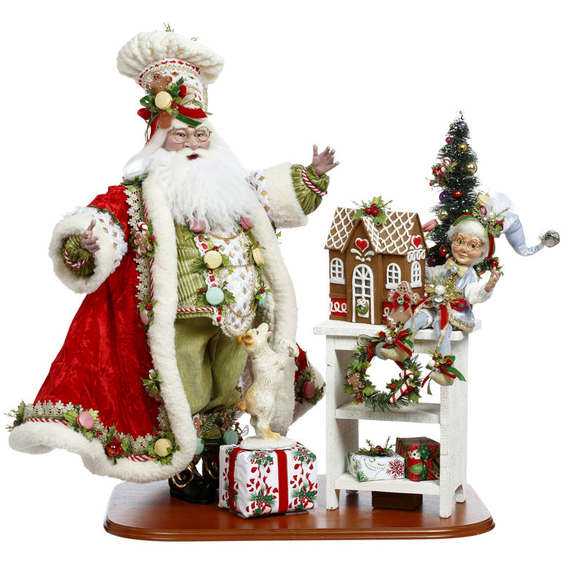 Gingerbread Baker Santa - 25 Inches