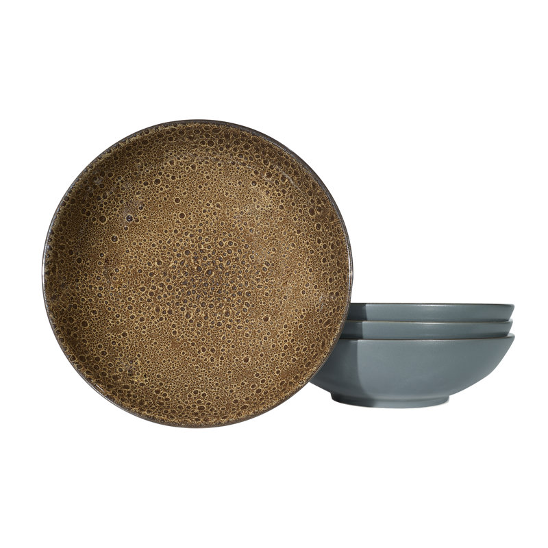 Art. 32 oz. Ensemble de bols à salade, Brun