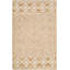 Tapis géométrique en jute et en coton tissé à la main Derryberry-24290808