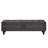 59" Grey Fabric Bed Bench With Storage - Multifunctional For Bedroom, Living Room & Hallway 500Lbs Weight Capacity Durability-27549538