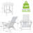 Cathair All-weather HDPE Adirondack Chair with Table (2 Chairs and 1 Table)-1772205163