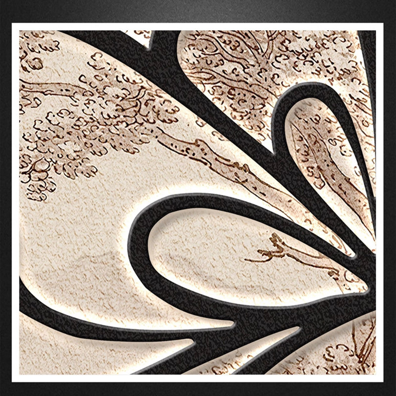 Black + White Rectangle Sandstone Wall art, 55.12" H x 27.56" W x 1.97" D