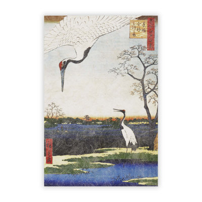 Two Cranes - No Frame Print