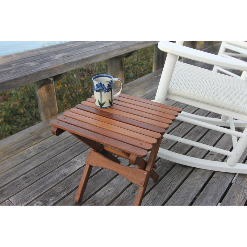 Kanye Square Solid Wood Yes Outdoor Side Table , 16 " W 16 " D