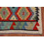 Tapis de couloir oriental géométrique en laine Kilim 3 x 13