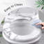 Toilet Seat With Soft-Close Mechanism, Quick Release Function, O-Shaped Toilet Seat With Mounting Fittings, 175Kg Load Capacity