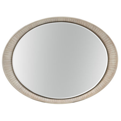 Elixir Engineered Wood Oval Wall Mirror