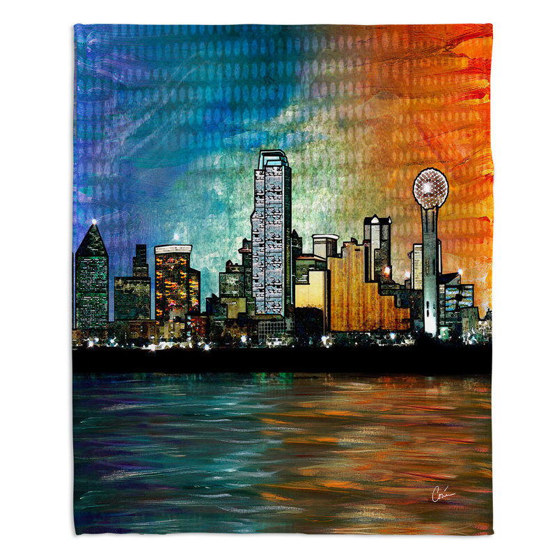 Hand Woven Throw Blanket, 51" x 60"