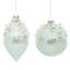Iced Flowing  Ornament - 4-6 Inches Set Of 6-112255450