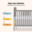 Lit de bébé convertible 4 en 1 Crib N Changer-1050975745