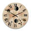 Horloge murale en bois massif Alyxander-543765649