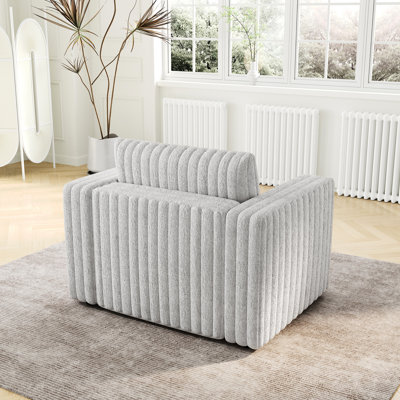 44.9" Modular Single - Gray For Bedroom & Living Space. Materials, Metal Frame, Microfiber. Stylish, Combination, Multi-Functional With Storage Space Soft Seat Room Comfortable And Versatile. Frame