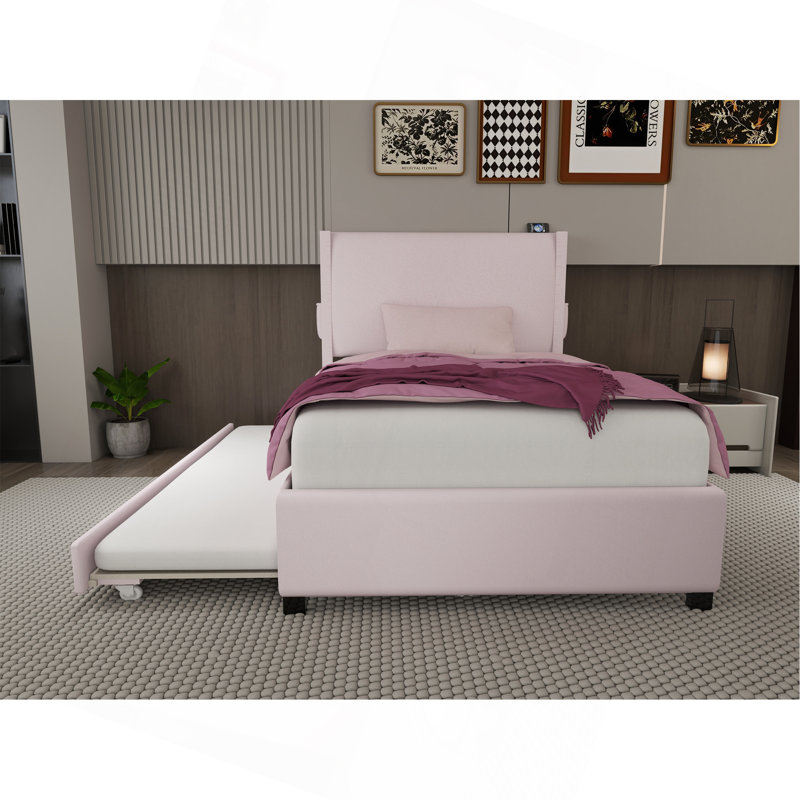 Luxurious Upholstered Bed Frame With Extra Features For Comfort And Functionality