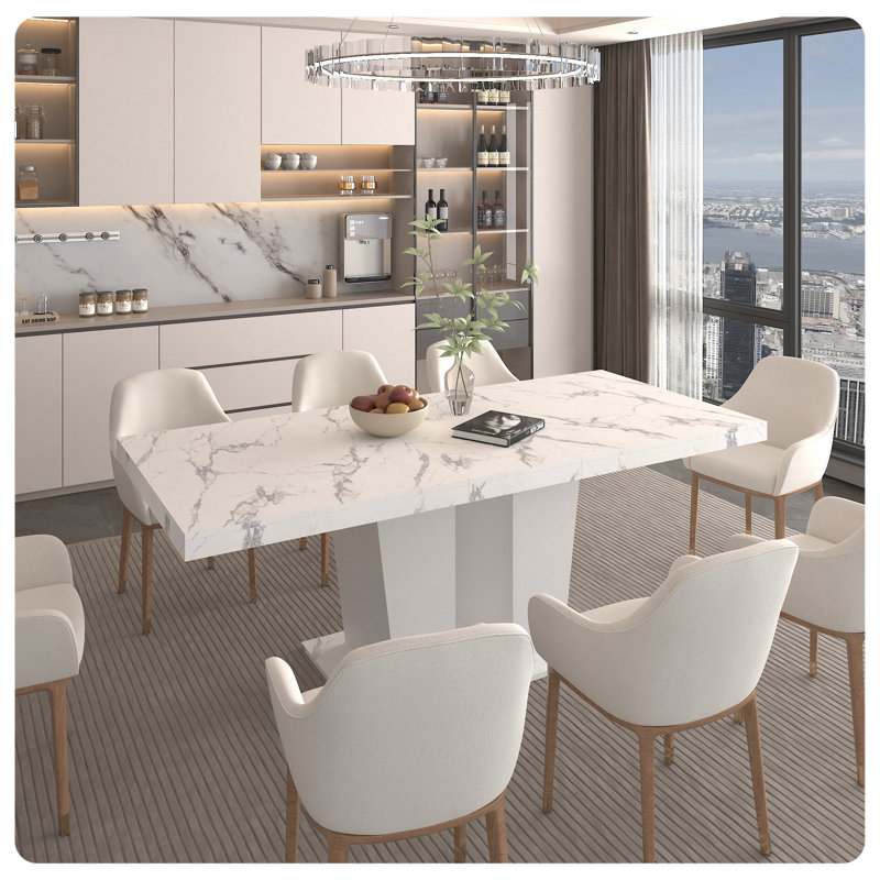Rectangle Extendable Dining Table 