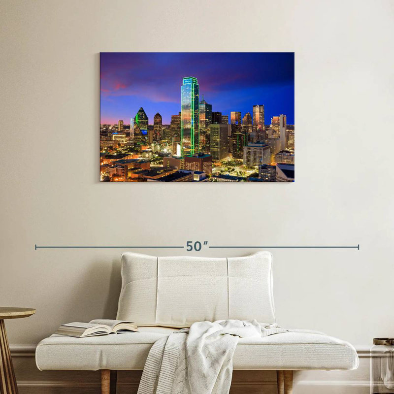 Paysage urbain Sirci Dallas, H 24 po x l 36 po