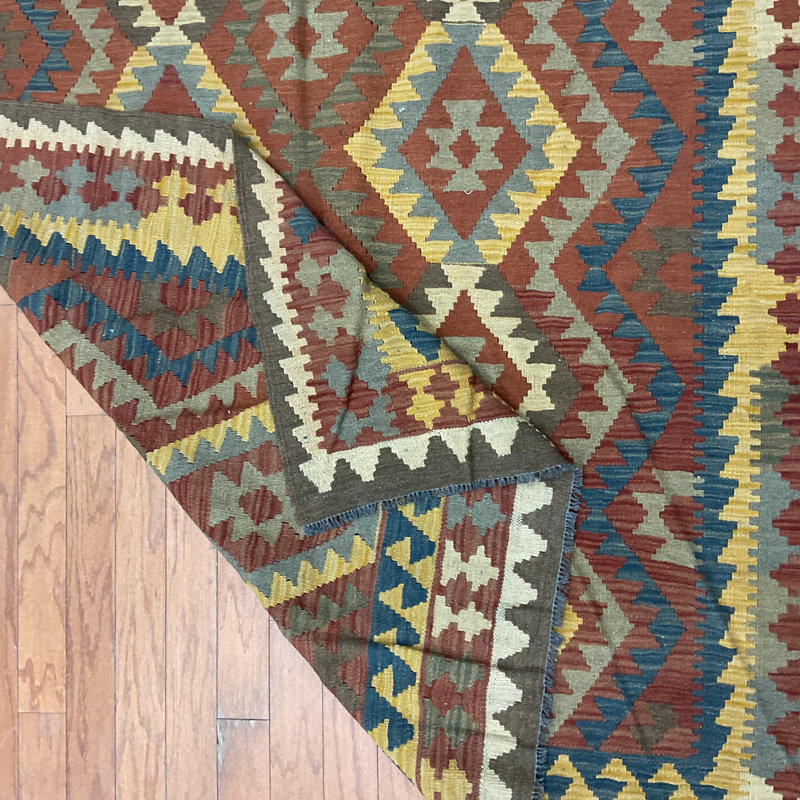  Tapis en laine fabriqué à la main Kilim
