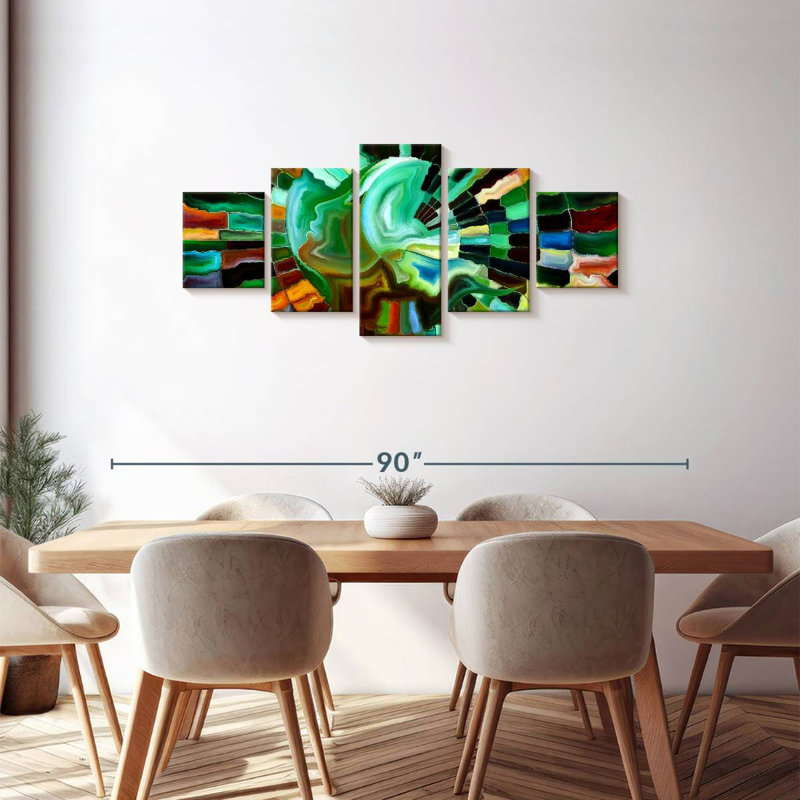 Acrylique moderne Glazer, H 30 po x l 68 po