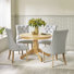 Tamala 4 - Person Rubberwood Solid Wood Dining Set