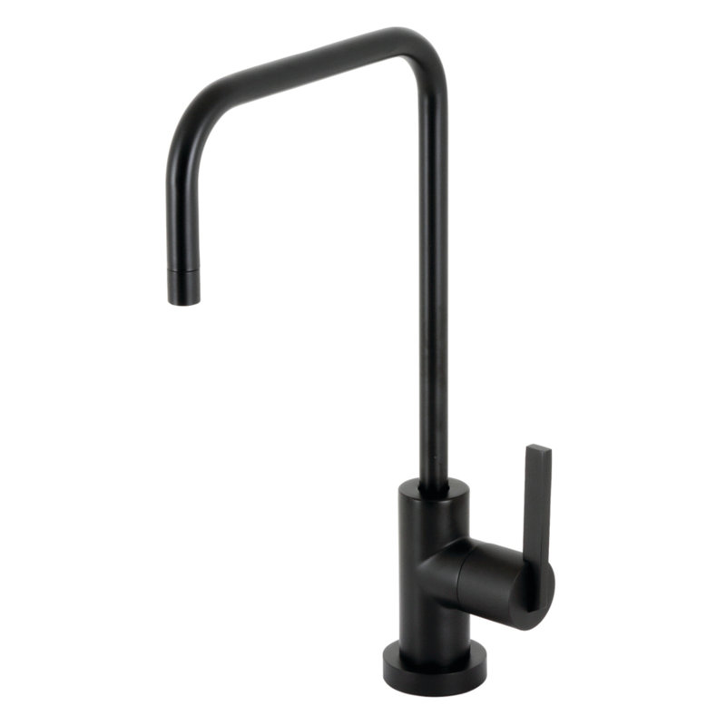 Distributeur d'eau froide à poignée simple Continental, Noir mat
