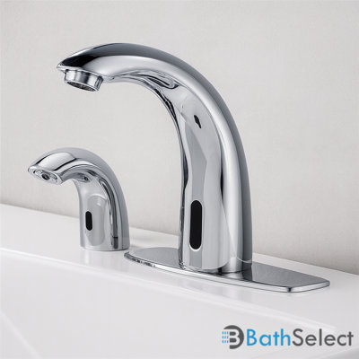 Robinet à capteur sans contact BathSelect Cana et distributeur automatique de savon liquide en mousse