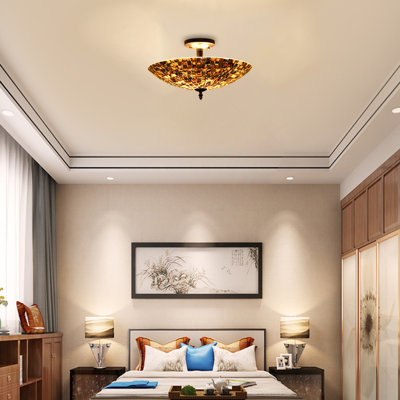 Alexsis Shell Semi Flush Mount