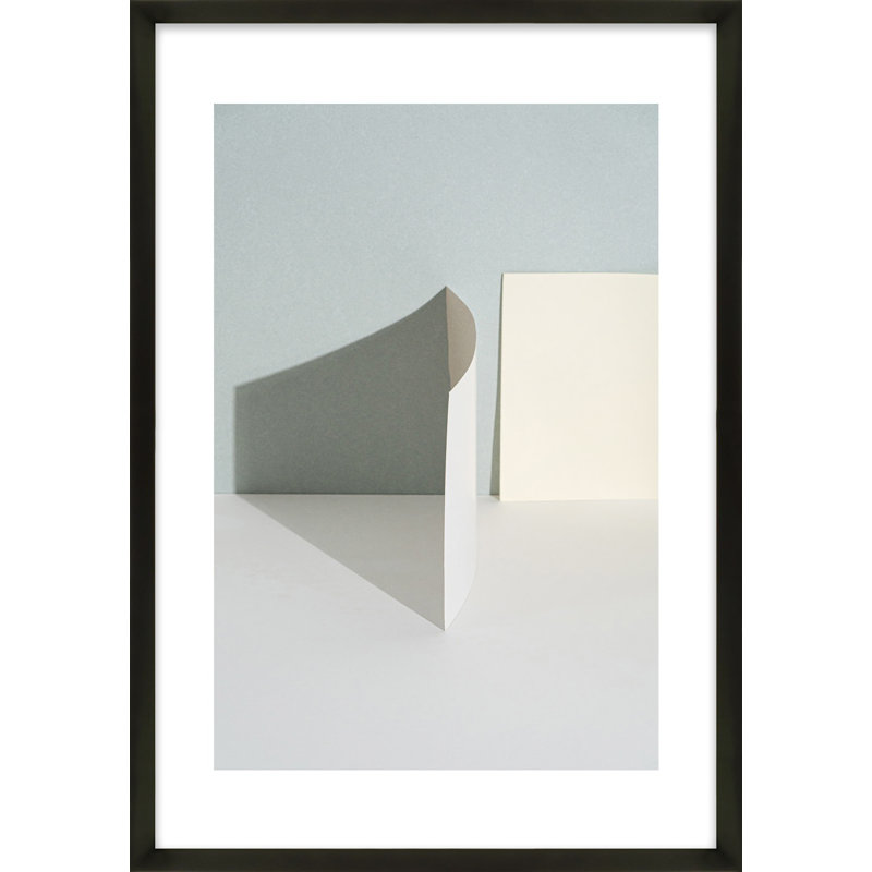 Clean Slate As An Object 3 Print by Svetlana Smirnova, Black Framed, 25" H x 17.5" W x 1.25" D