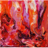 'Hot Spot' - Wrapped Canvas Painting Print