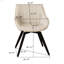 Ensemble de table de salle à manger en bois de polyuréthane de 63 po de style crème médiévale et de chaise en polyuréthane vert 63 po, pieds en métal noir, convient à la cuisine et à la maison-1036113920-1036113935