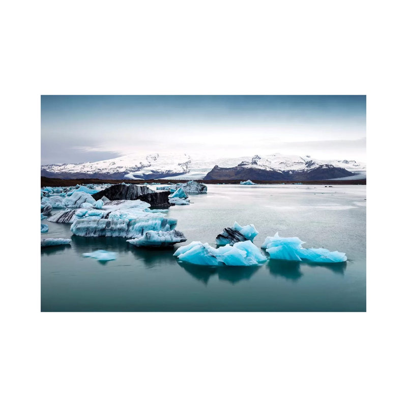 Jokulsarlon Glacier Lagoon II by Susanne Kremer - Gallery-Wrapped Canvas Giclée on Canvas, 20.32 cm H x 30.48 cm W, Canvas