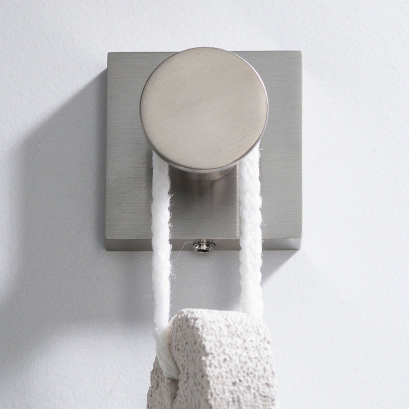Ventus Brushed Nickel Wall Mounted Towel Hook
