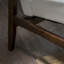 Fauteuil club moderne en similicuir Mid Century