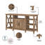 Ensemble de tables basses 5 pièces Katia-1118238005