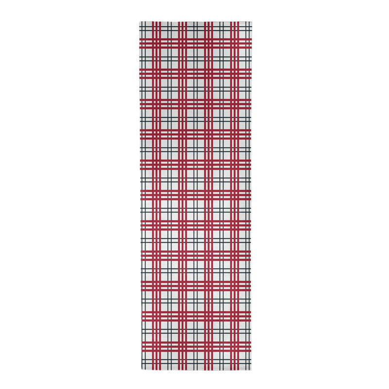 Plaid Indoor Rug, Runner 2'6" x 8'