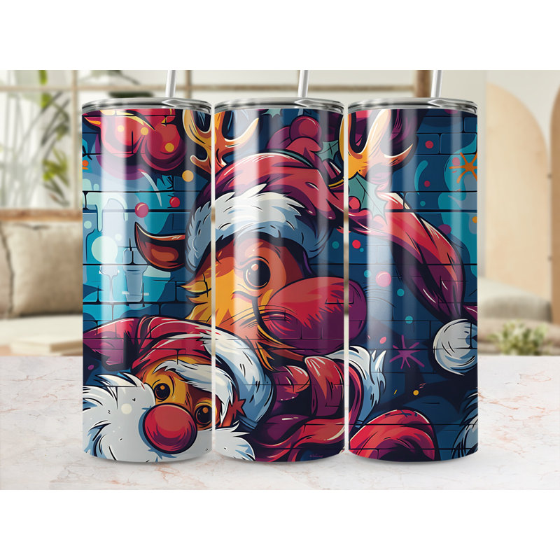 Choose Handmade Tumblers 591ml Vacuum Insulated Stainless Steel (18/8) Travel Tumbler with Straw