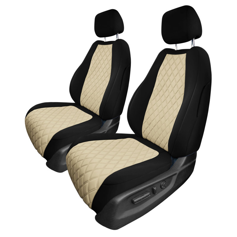 Elastic Automobile Cover By FH Group, Beige