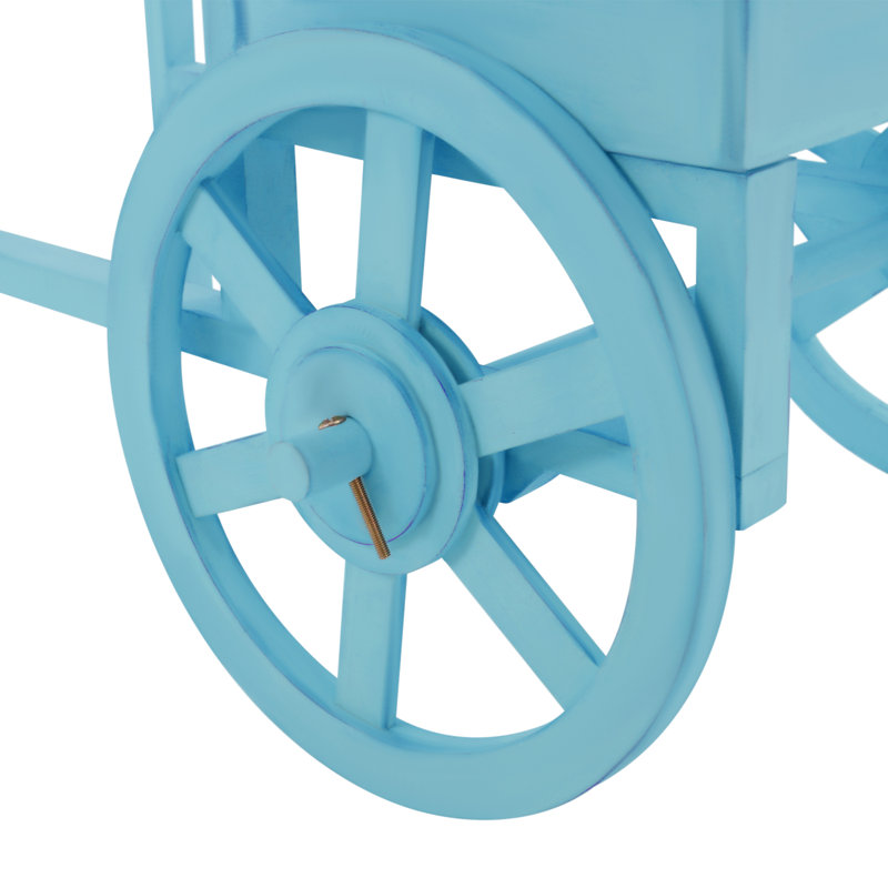 Présentoir à fleurs à 3 niveaux avec roues, support à fleurs avec tableau noir, support à fleurs avec roues, Bleu