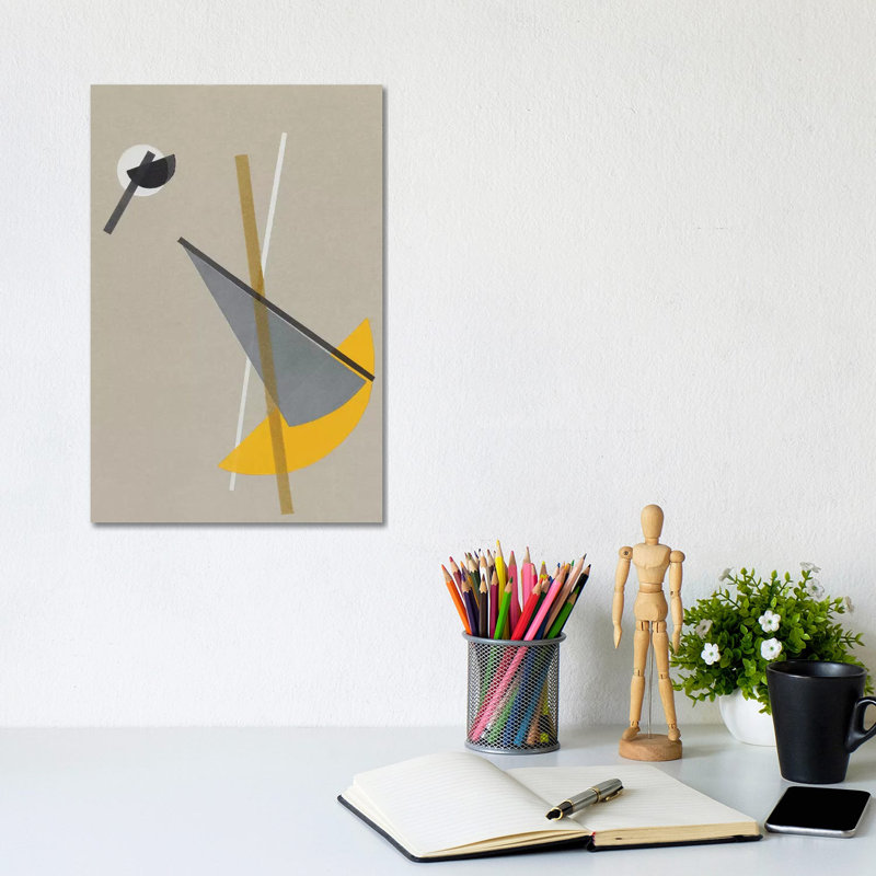 Homage To Bauhaus VI by Rob Delamater - Gallery-Wrapped Canvas Giclée on Canvas, Canvas, 66.04 cm H x 45.72 cm W x 3.175 cm D
