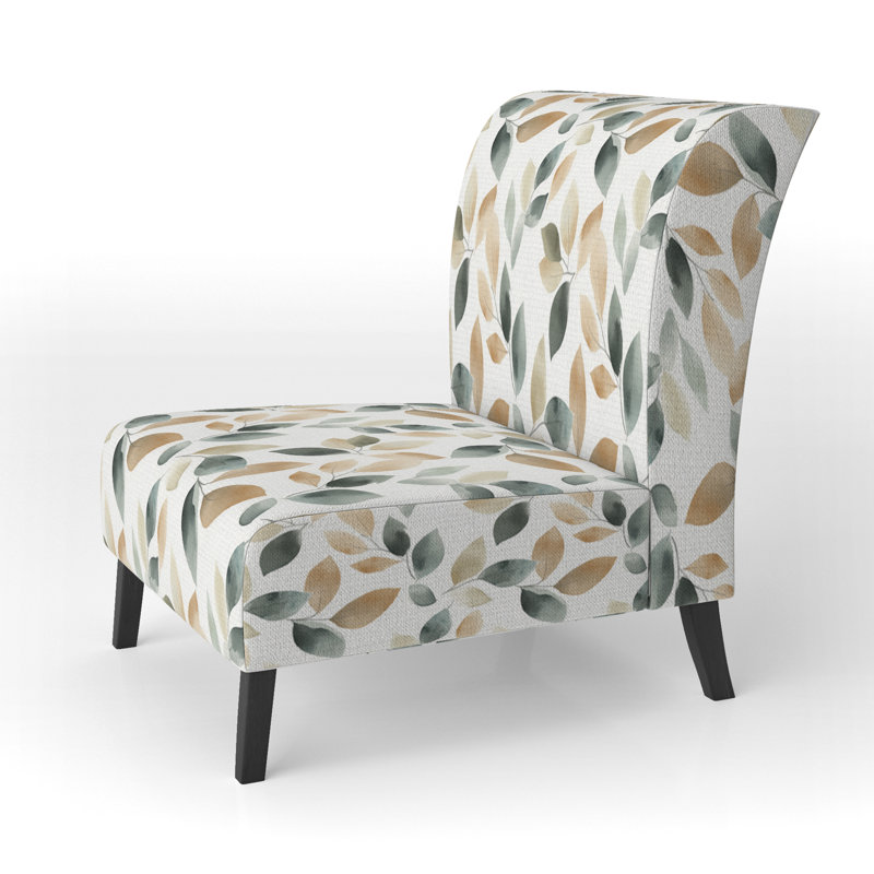 Fauteuil de chambre Floral, Pantoufle sans accoudoirs