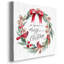 «Merry Little Wreath», reproduction sur toile tendue-1004092076