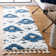 Imraan Tassel Shag Performance Geometric Rug
