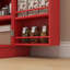 Étagère de rangement 41 po 41 po avec 12 portes et tablettes à 5 niveaux-1642143513