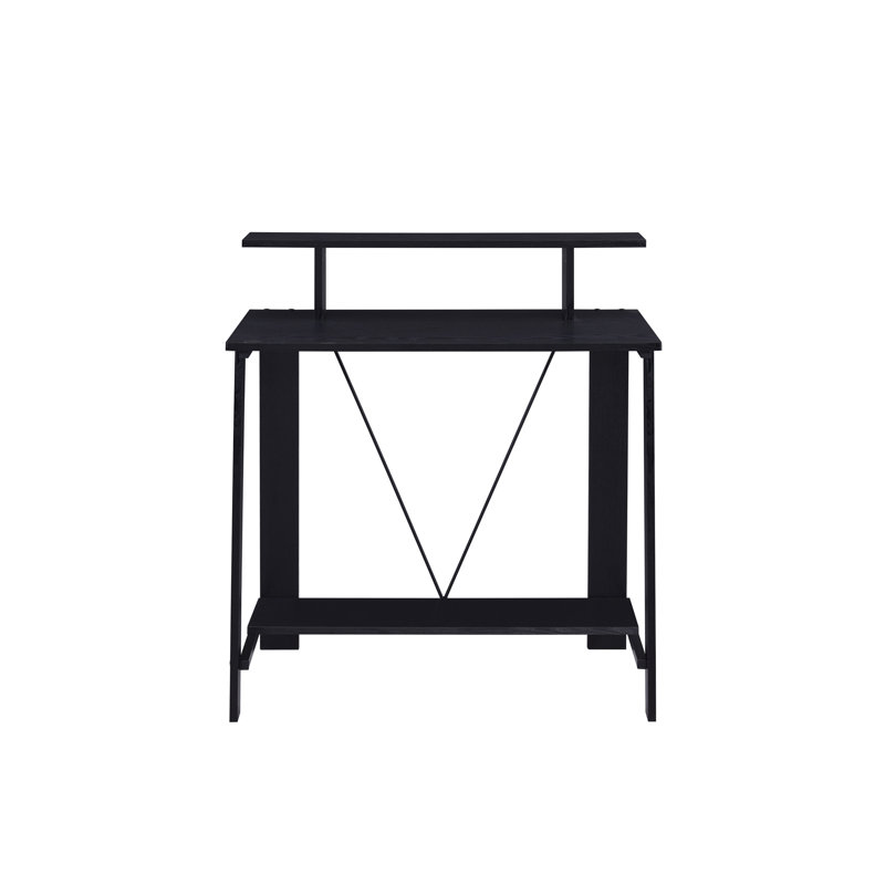 Bureau d'écriture à finition noire, Noir