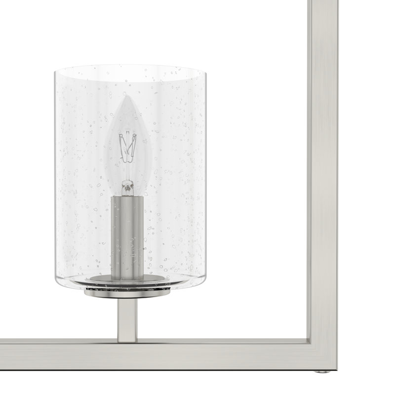 Lustre rectangulaire pour îlot de cuisine à 6 lumières Kerrison