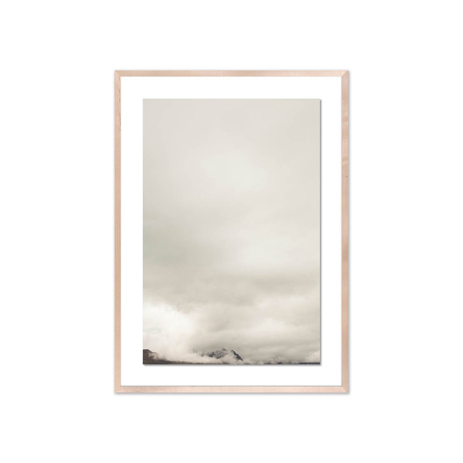 Clouds 11 by Riley Ryan, Natural, 40" H x 29" W x 2.5" D