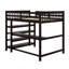 Lit mezzanine avec tablettes de rangement et bureau sous le lit-31341788-31341790