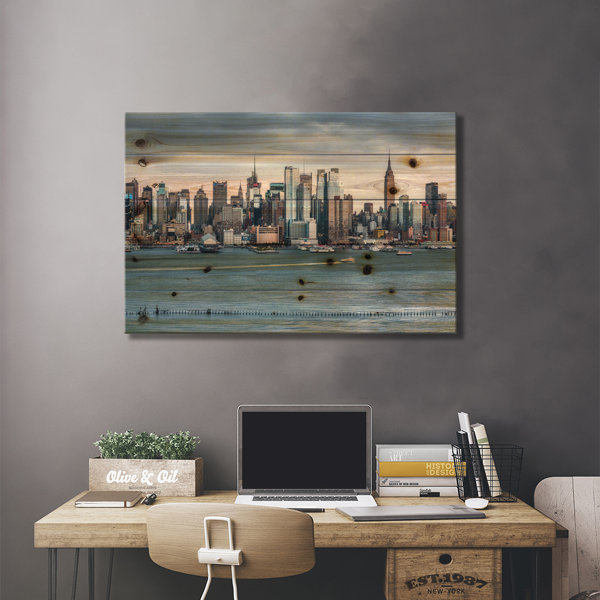 Hokku Designs Manhattan Skyline Along The Hudson River, New York City ...